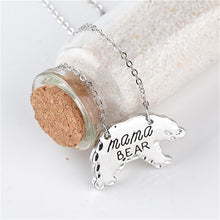 2016 hot sell Cute Mama Bear maxi necklace Handmade Minimalist Jewelry ani