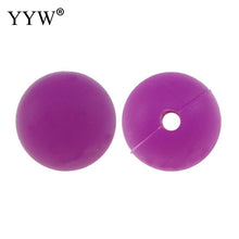 YYW 100PCs 10mm Round Silicone Beads Mom Gifts DIY Necklaces Safe Food Grad