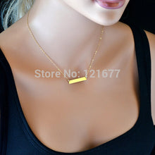 JShine New Brand Fashion Thin Gold Color Simple Chain Necklace Pendant Neck