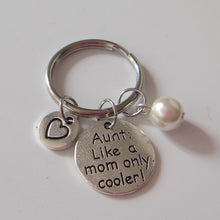 Aunt Keychain,Aunt like a mom only cooler Key Chains,Customized Aunts, Aunt