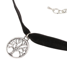 New Arrival Unique Vintage Mom Tree Choker Necklace Fashion Black Velvet Br