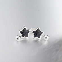 SA SILVERAGE Solid 925 Sterling Silver Star Stud Earrings for Women Trendy