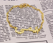 Gold Arabic Bracelet Custom Name Bracelet Personalized Nameplate Jewelry Mo