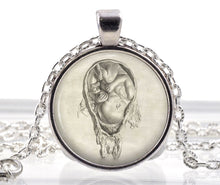 Leonardo  Fetus Resin Necklace Pregnant Mom Pendant Artist Doctor Midwif Vi