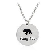 4 Styles Mama Bear Baby Bear Necklace Gift for Mom Children Family Jewelry