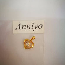 Anniyo Small Heart Pendant Necklaces for Women Gold Color Romantic Jewelry