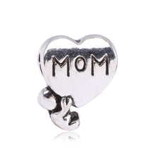 AIFEILI High Quality Silver Color Sweet Home MOM Charm Beads Fit Original P