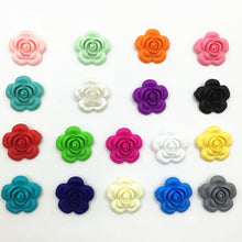 Food Grade Silicone Flower Teeth Beads DIY Necklaces Baby Bracelets Babies