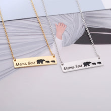 10PCS_Hot Sale Dropship New Fashion Vintage New Mom Love Mama Bear Necklace