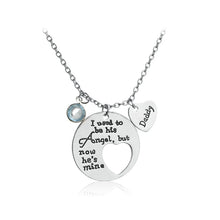 I Used To Be His/Her Angel Now He's/She's Mine Dad/Mom Birth Stone Memorial