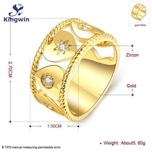 Dubai fashion jewelry Italy designer heart love MOM rings Rose gold color Z