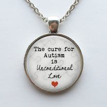 Newest statement necklace pendant Autism My Child is Autistic Superhero Aut