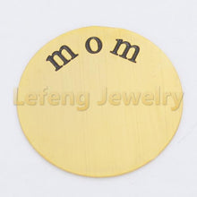 22mm Silver/Gold/Rose Gold MOM Floating plates Fit 30mm 316L Stainless Stee