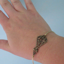 Gold / Silver Boho Gypsy Chic Bracelet Gift for Friend,Mom Antique Finish J