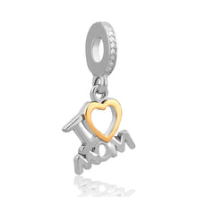 free shipping 1pc valentine's day mother day gift silver queen mom dad hang