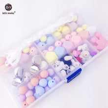 Let's Make candy color teether silicone beads DIY handmade mom jewelery cha