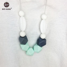 Let's Make Baby Silicone Teether Beads  teether necklace for mom BPA Free S