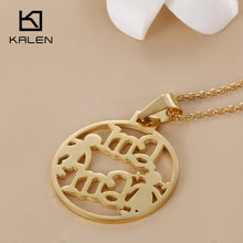 Kalen Mother's Day Gifts For Mom Stainless Steel Gold Color Letter mam Boy