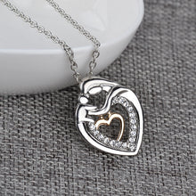 Mom And Baby Necklace Mother's Day Gift Mother Mum Son Daughter Child Cryst