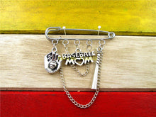 Hot sale sports  brooch baseball brooch Antique silver baseball bat/basebal