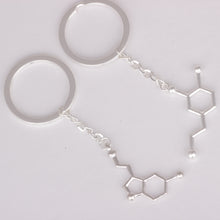 2016 Love Dopamine keychain  Structural Formula Chemical keychains Love Hap