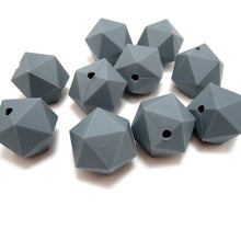 Icosahedron 10pcs Silicone Beads for Teething Necklace Nursing Necklace New