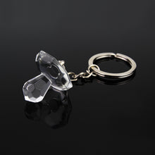2016 New Crystal Nipple Keychain Silver Plated Metal Keyring Mother Mom Gif