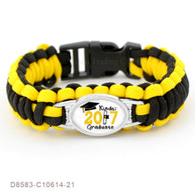 (10 PCS/lot) Class of 2017 Kinder 2017 Graduate Proud Graduate Mom Paracord