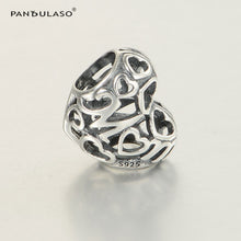 Pandulaso Mom Heart Silver Beads For Jewelry Making Fit Charms Silver 925 O