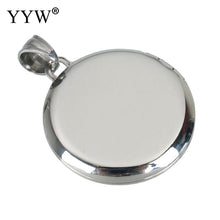YYW 1 PC Lover Mom Gifts Stainless Steel Locket Photo Charm Pendants DIY fo