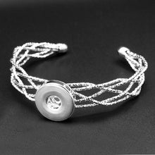 18mm fashion metal snap button jewelry bracelet for women MOM   XH9331-in B