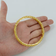 Anniyo 6.3cm Openable/Dubai Bangles for Women,Gold Color Africa Jewelry Eth