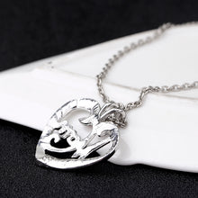 monogram mom necklaces women Mother's Day Best Gift Necklace white blue pin