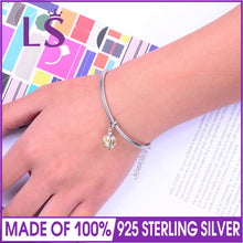 LS 1.4.K G.old Plated Mom Charms Original 925 Sterling Silver Heart Pendant