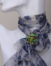 Frog stretch ring silk scarf jewelry mothers day gifts for mom wife her wom