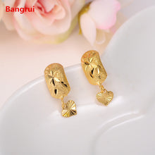 Bangrui Africa Earrings for Women / Girl, Gold Color Dubai Earrings Arab Mi