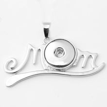 wholesale XH6568  MOM snap button necklace  (fit 18mm 20mm snaps)  BOBOSGIR