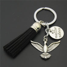 1PC Red Tassel pendant Super Mom key chains mother'day Key Ring Fit Key Car