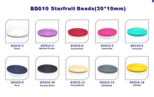 10pcs 30*10mm Starfruit Loose Silicon Beads For Silicone Teething Necklace