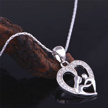 2016 Mothers Day Gifts for Mom Heart Pendants Zirconium Female Pendant Susp