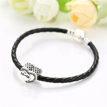 AZIZ BEKKAOUI Crystal Double Heart Love Mom Beads Fit Pandora Bracelet Big