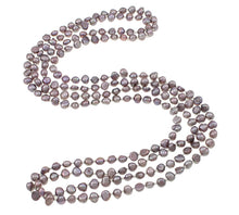 YYW Long Beaded Strand Sweater Chain Necklace Wholesale Wedding Mom Jewelry