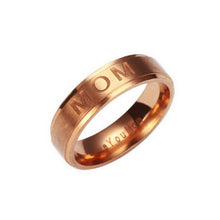 New Titanium Steel lettering MOM Design Rings Fashion Mother's Day Gift Fin