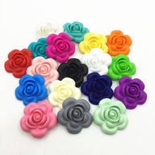 Food Grade Silicone Flower Teeth Beads DIY Necklaces Baby Bracelets Babies