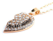 Shinny Mother Daughter Necklace Set Two Halves Heart 2PC Silver Gold Color