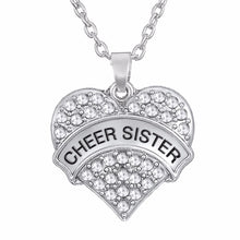 Lemegeton  Rhinestone Pendant necklaces  CHEER & CHEER MOM  SISTER Necklace