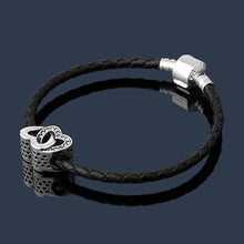 Full Crystal Heart Beads fit Pandora Original Snake Chain Bracelets BEST MO
