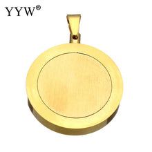 YYW New Designs Women Mom Gifts Gold color Stainless Steel Pendants Rhinest