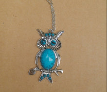New Women Vintage Gold Silver Plated Rhinestone OWL Pendant Long Chain Neck