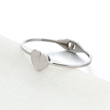 New Stainless Steel Bracelet Bangles Gold Silver Hear Design Bracelet Best